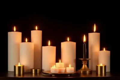 Bougies rituelles (lot)